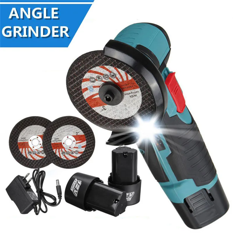 12V Мини угловая шлифовальная машина 2000 Вт электрическая для полировки Мощность