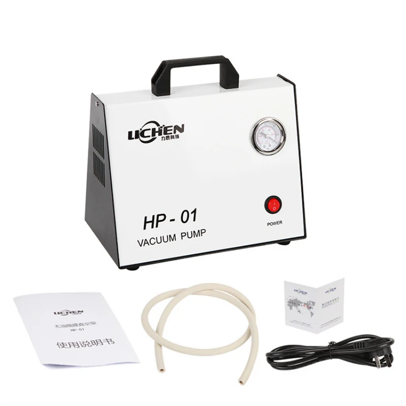 Компактный безмасляный вакуумный насос HP 01 диафрагменный лабораторный