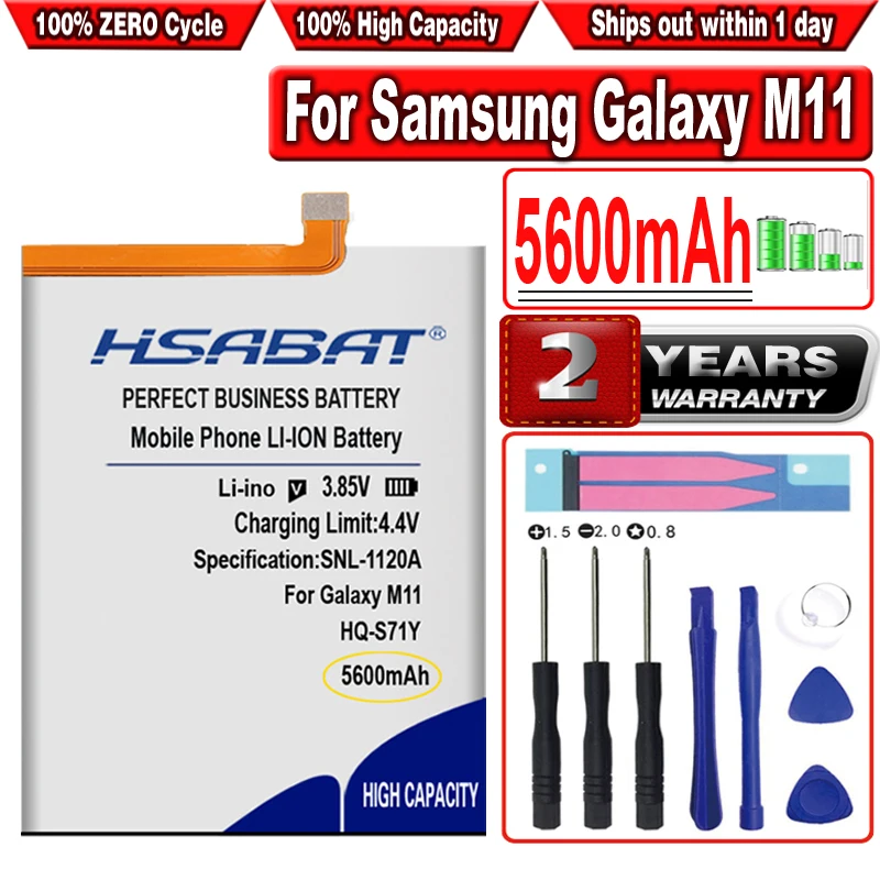 

Аккумулятор HSABAT 5600 мАч для Samsung Galaxy M11