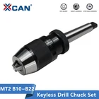 XCAN БЕСКЛЮЧЕВОЙ сверлильный патрон B10 B12 B16 B18 B22 с MT2 Morse Tapper Shank сверлильный станок с ЧПУ сверлильный патрон