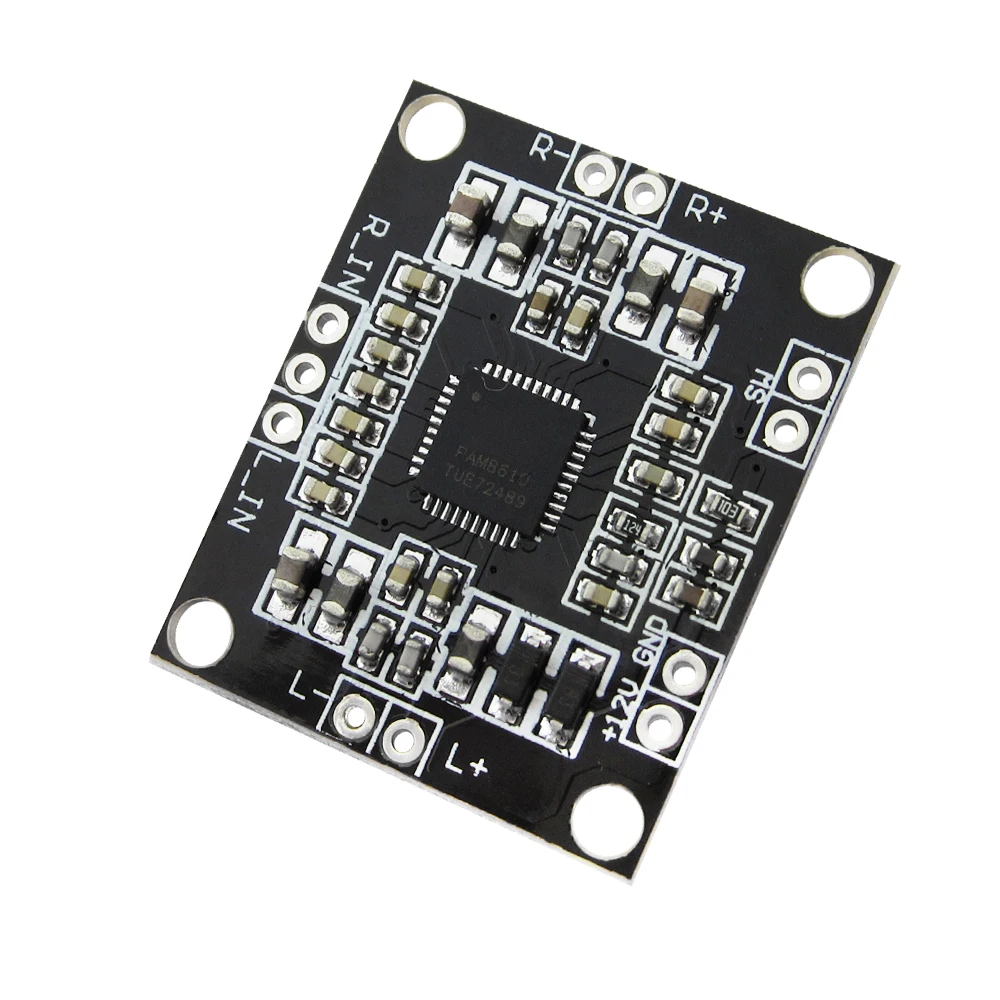 12 В Mini Hi Fi PAM8610 плата аудио стереоусилителя 2X10W двухканальная Плата усилителя D