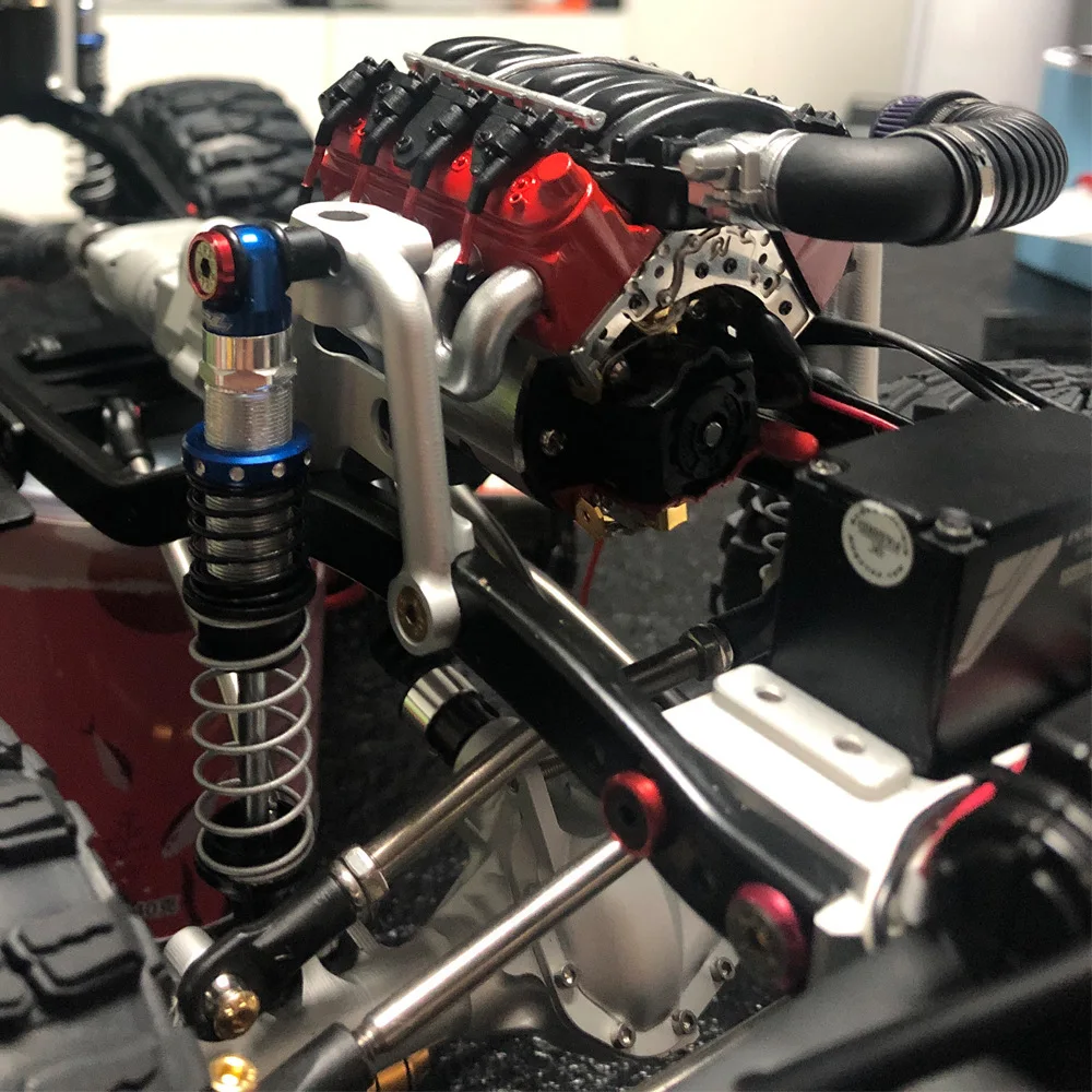 RBR/C цветной V8 капот радиатор вентилятор двигателя универсальный trx4