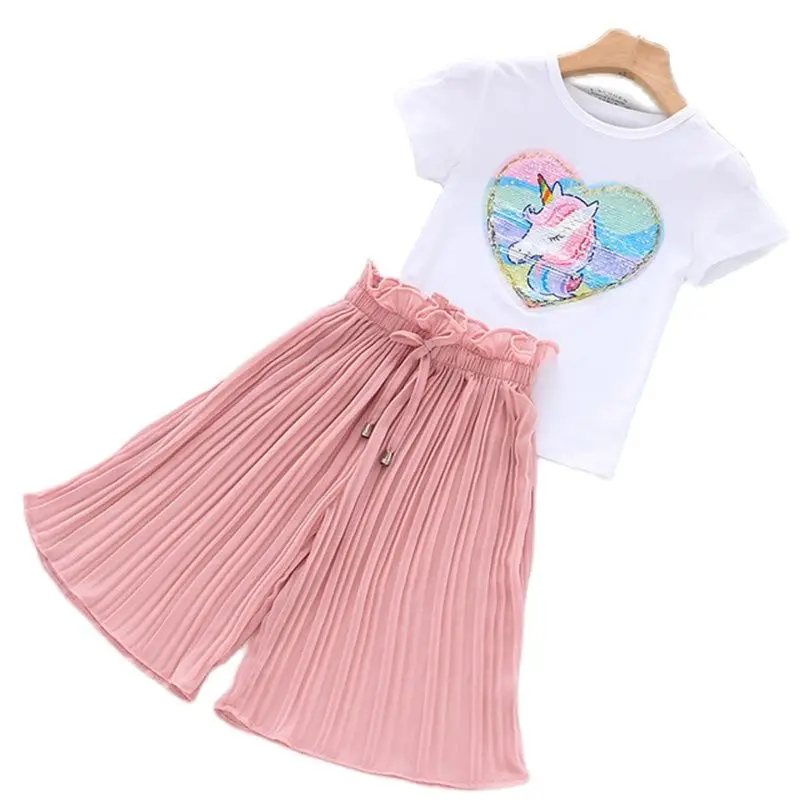 2020 комплекты одежды для девочек с героями мультфильмов детская одежда брендовая