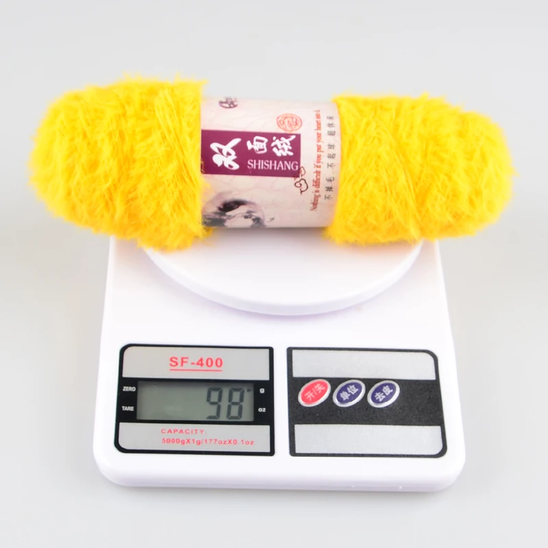 1 шт. = 100 г Двусторонняя длинная норковая кашемировая пряжа для ручной вязки