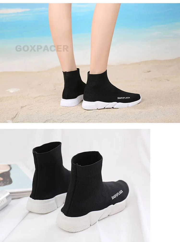 GOXPACER/; Летние босоножки; женская обувь женские босоножки; эластичные повседневные ботильоны; дышащие кроссовки на плоской подошве;