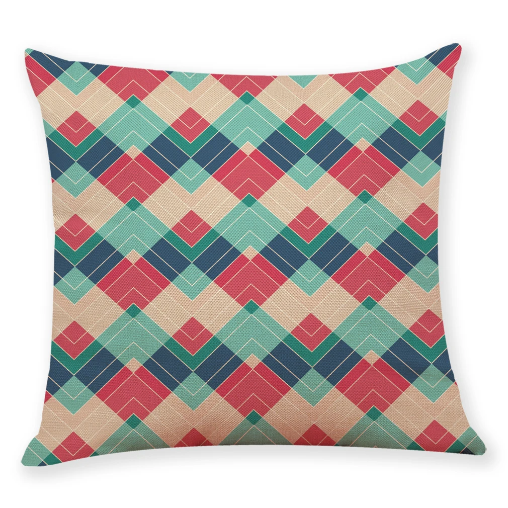 18x18 дюймов красочные наволочки для подушек декоративные домашнего дивана