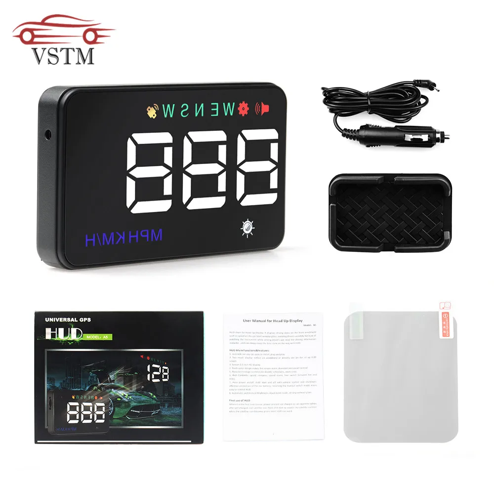 Автомобильный проектор на лобовое стекло с GPS трекером и