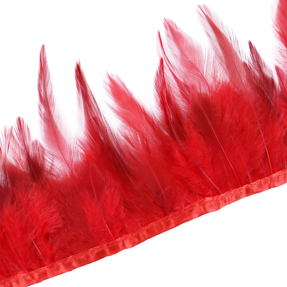 Лента с Петушиными Перьями для шитья одежды 10-13 см | Дом и сад