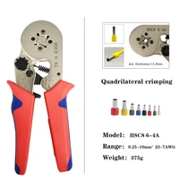 1640pcs ferrule crimping tools electrical pliers for tubular terminal 0 25 10mm2 wire connector alicates electricista hand tools