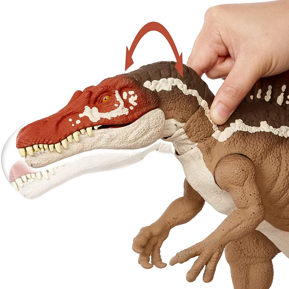 Jurassic World Extreme Chompin' Spinosaurus Dinosaur Action Figure Lifelike Sounding Electronic Toys For Kids With Color Box enlarge