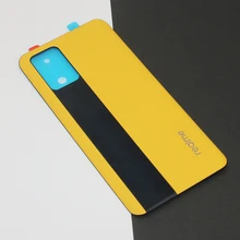 Realme GT gt RMX2202 Back Cover 6.43 Inch Rear Door Housing Panel Case Phone Replacement Repair Parts With Logo Shell +Sticker