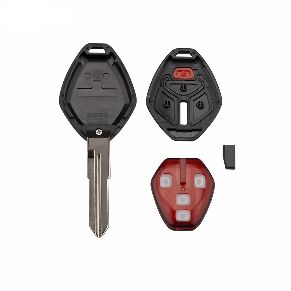 Uncut Blade Key 3 кнопки дистанционного транспондера чип ID46 OUCG8D-620M-A 313 8 МГц для Mitsubishi Galant