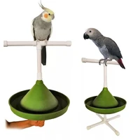 hot multi function portable bird parrot standing toy perch training tool bath tub