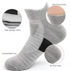 Носки для бега, мужские, баскетбольные, дышащие, Нескользящие, спортивные, велосипедные, прогулочные, хлопковые, спортивные, без пота, женские летние носки до щиколотки