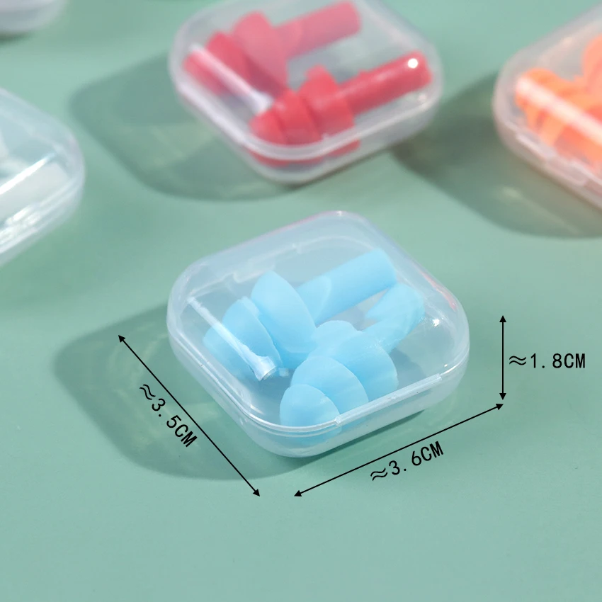 Мягкие силиконовые беруши звукоизоляционные для защиты ушей удобные