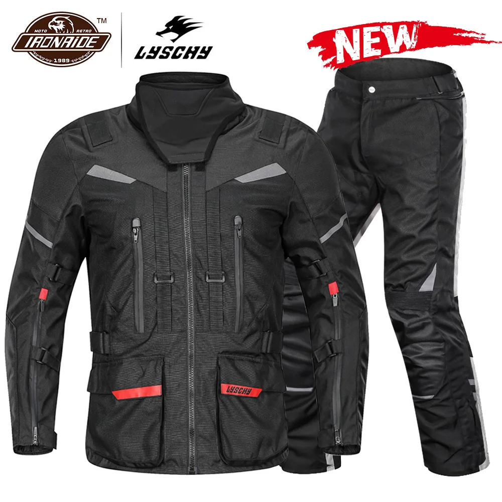 LYSCHY мотоциклетная куртка летний мотоциклетный костюм для мотокросса дышащая