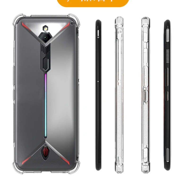 Противоударный чехол из мягкого ТПУ для Nubia Red Magic 3 3S задняя крышка|Бамперы| |