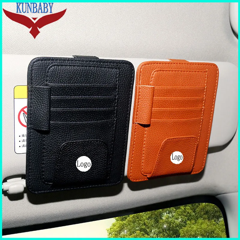 KUNBABY кожаные очки для глаз держатель карт купюр автомобильный аксессуар