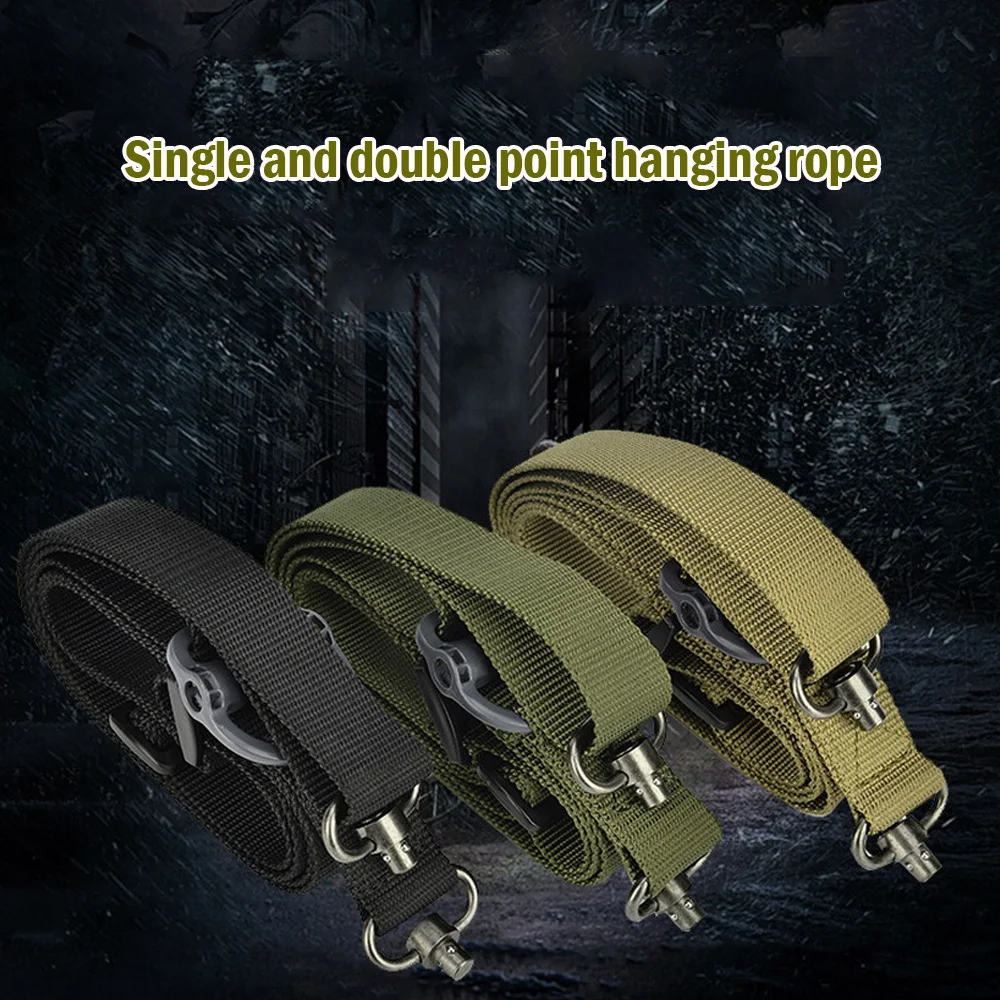 

Одноточечная Боевая тактическая Веревка Регулируемая Тактическая Винтовка стропа для ружья быстрое отсоединение ловушка для улицы нейлон...