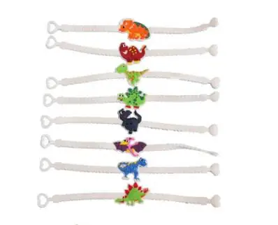 10pc wristband 10 шт./компл. динозавра вечерние резиновый браслет украшения для ключей для спрос среди детей Красочные Единорог товары для вечеринки, дня рожденья Вечерние - Цвет: 10pc wristband