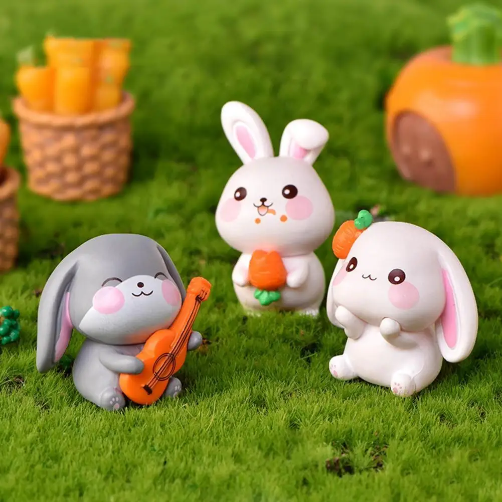 

Widely Applied Funny Expression Plastic Animal Rabbit Model for Garden