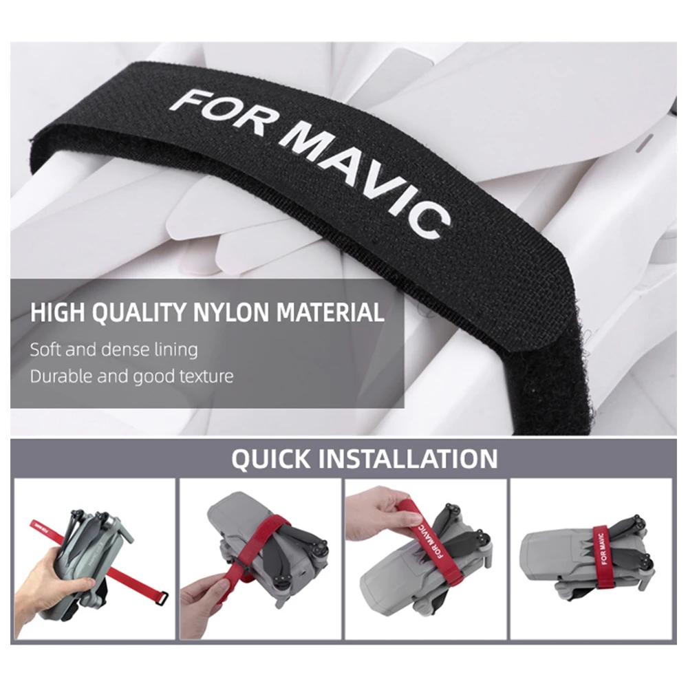 2Pcs DJI Mini SE Propeller Stabilizer Fixing Tape Straps Drone Blade Holder Protective for Mavic 3/Mini 2/Air 2/2S Accessories |