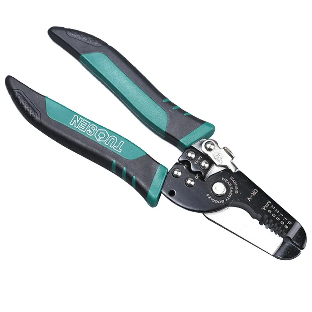 3-IN-1 8inch Wire Stripper Cable Cutting Scissors Electrician Cutter Crimpper Stripping Pliers Hand Tools | Инструменты