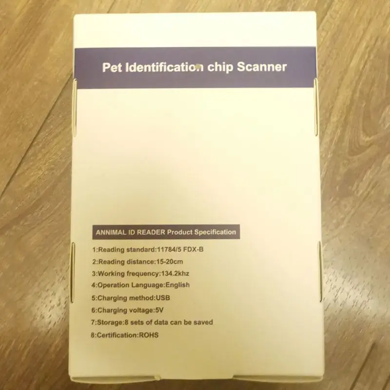 

Pet ID Reader Animal Chip USB Digital Scanner Microchip Handheld Identification Analyzer ISO FDX-B 134.2Khz