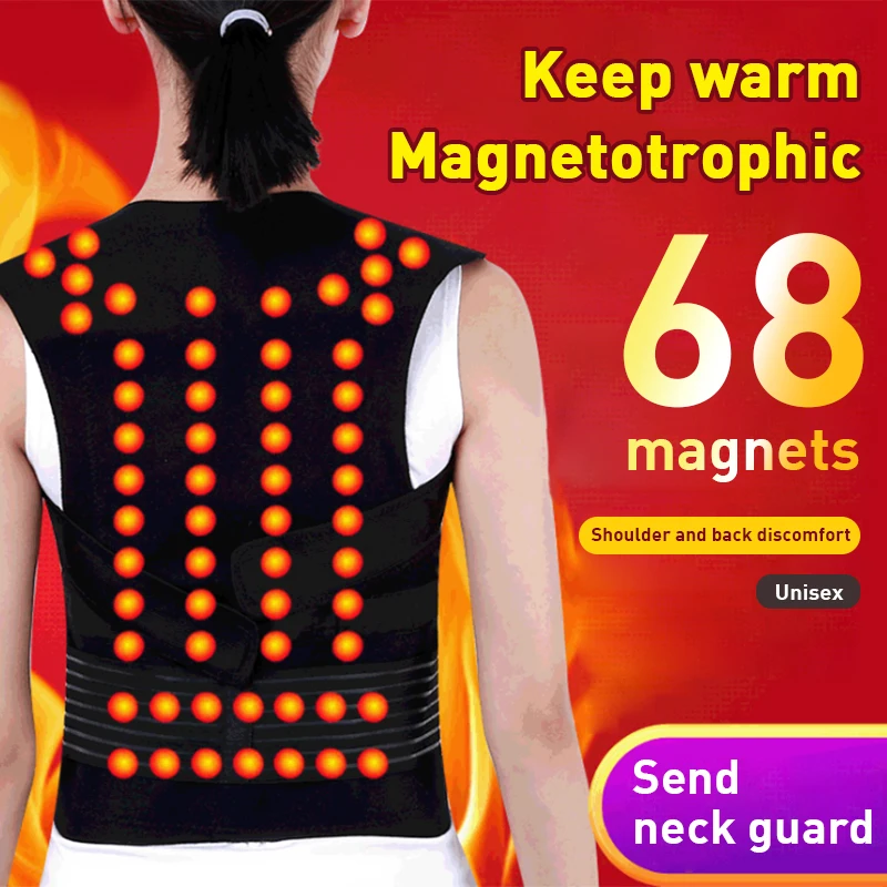 

Регулируемый Корректор осанки самонагревающийся магнитный терапевтический пояс для поддержки талии и спины для мужчин женщин мужчин подт...