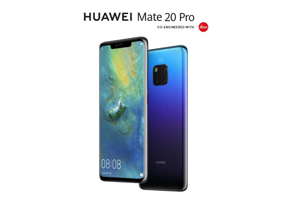 Глобальная версия HuaWei mate 20 Pro LYA-L29 мобильный телефон Kirin 980 Android 9,0 6,3" 3120x1440 6 ГБ ОЗУ 128 Гб ПЗУ отпечаток пальца NFC