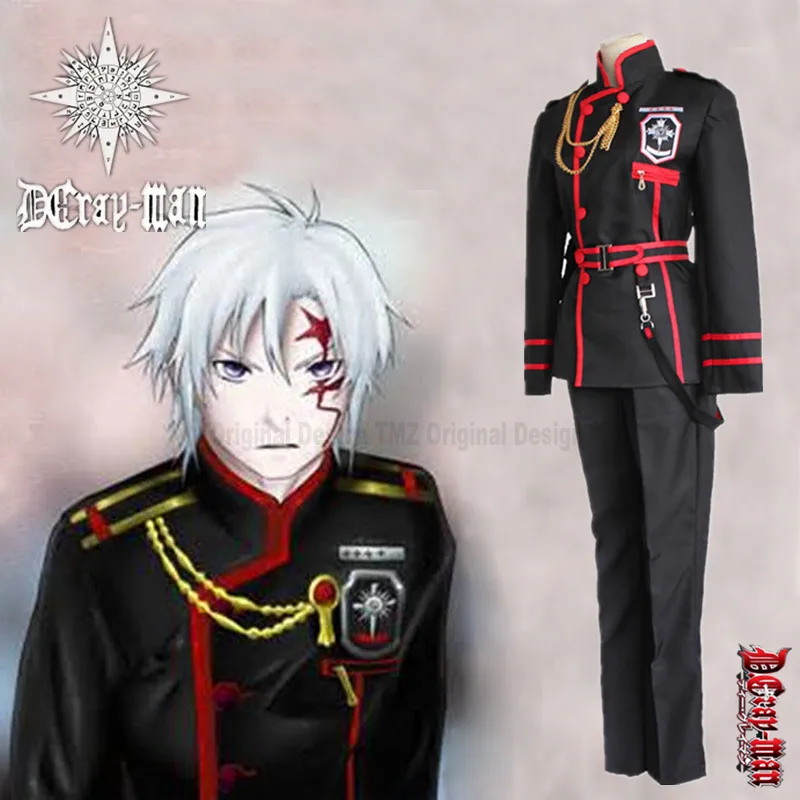 Костюм для косплея Аниме D.Gray-man Линали Ленали Ли Аллен Уокер Черный Школьный Униформу Набор Полный Костюм для Хэллоуина.