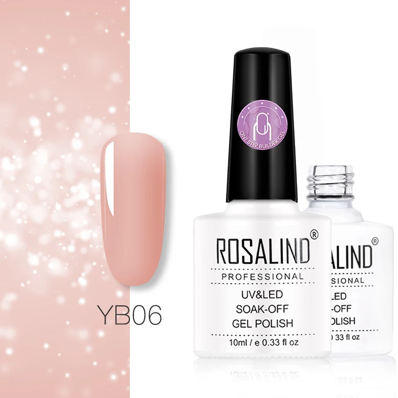 YB06 Rosalind гвоздь один шаг Удлинительный клей Быстрое расширение жидкий длительный съемный лак для ногтей резиновый лак для ногтей, предназначенный для магазина TSLM1 - Цвет: YB06