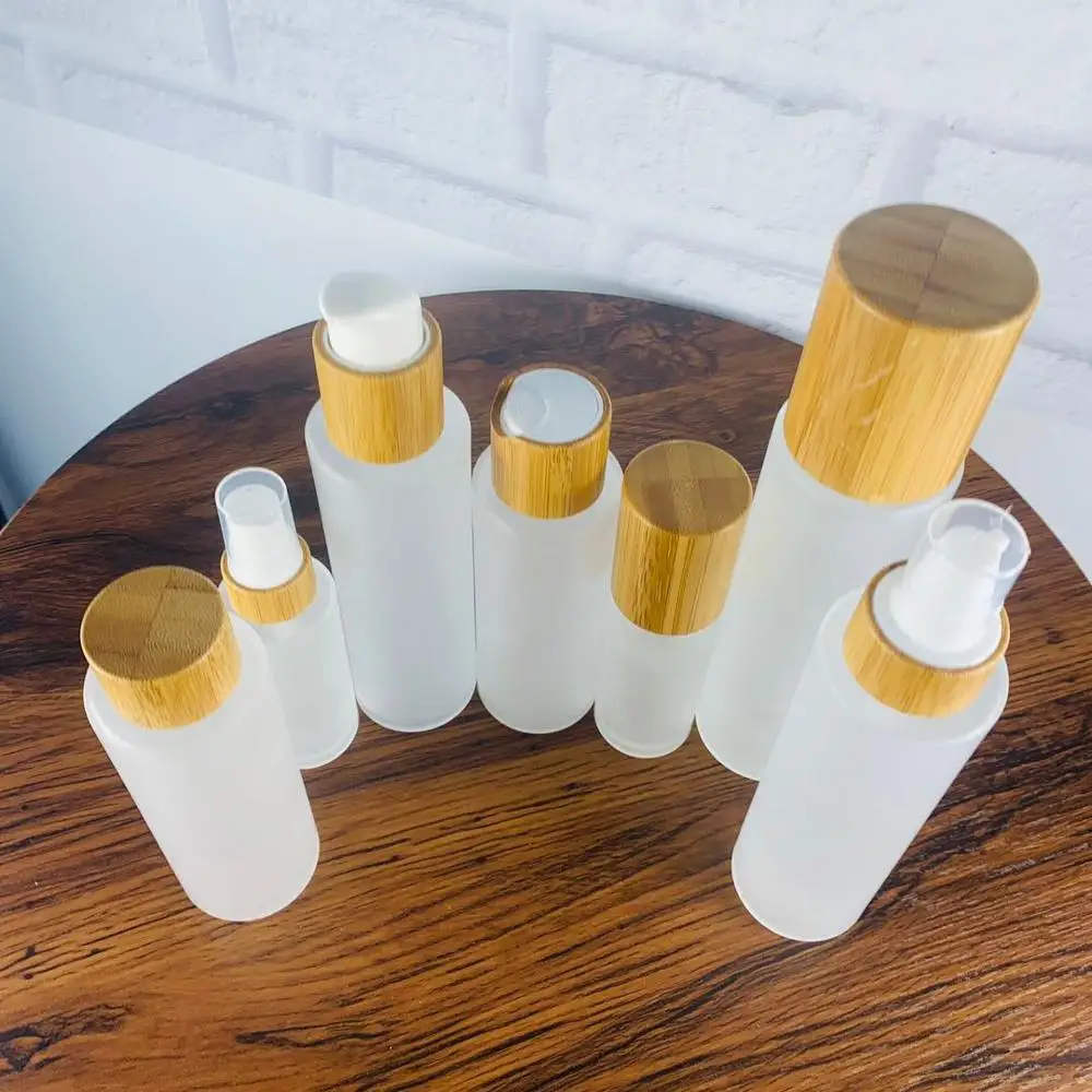 

Hot sale 30ml 50ml 100ml 120ml 150ml Natural Bamboo Cosmetic Packaging empty spray bottle Cosmetic Packaging Container