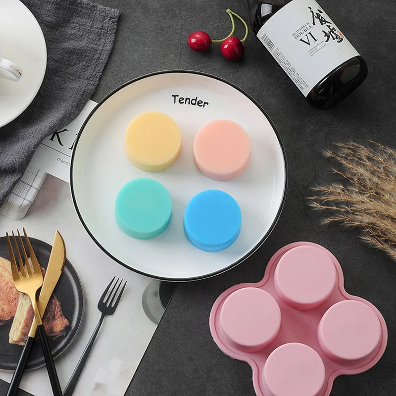 

3D Round Silicone Handmade Soap Mold Candy Chocolate Cake Mold Cake Decorating Tools