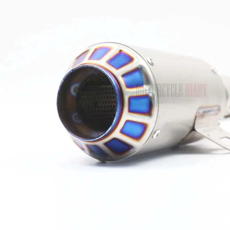 51mm Universal Motorcycle Exhaust Pipe Escape Laser Mark Moto DB Killer Motorcross Muffler Modified For YZF CBR1000 RR X-MAX 300 |