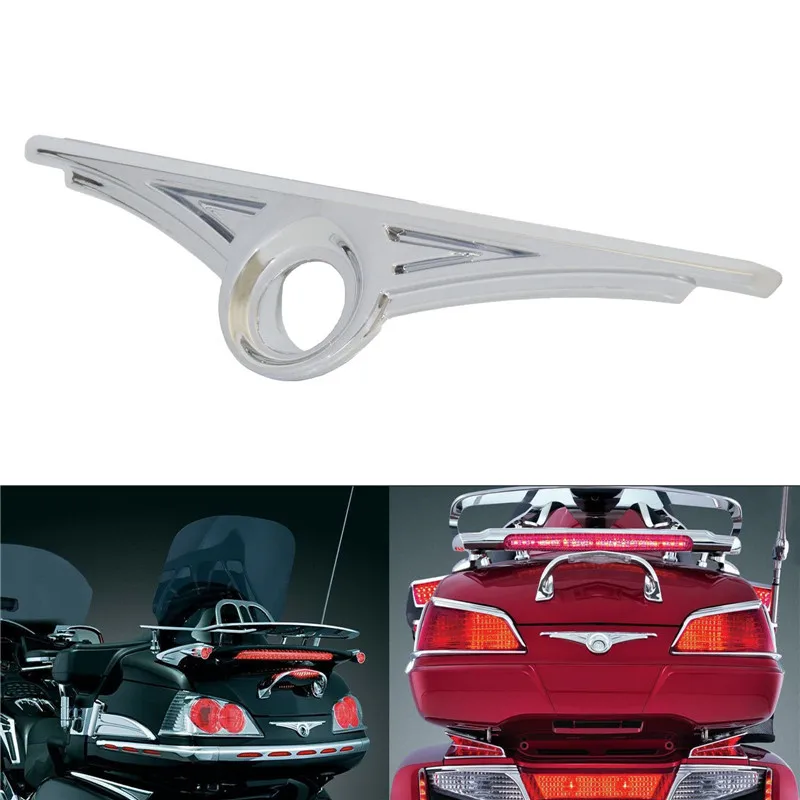МОТОЦИКЛ ABS пластик хром задняя крышка ключа ствола отделка отверстия клей Accent