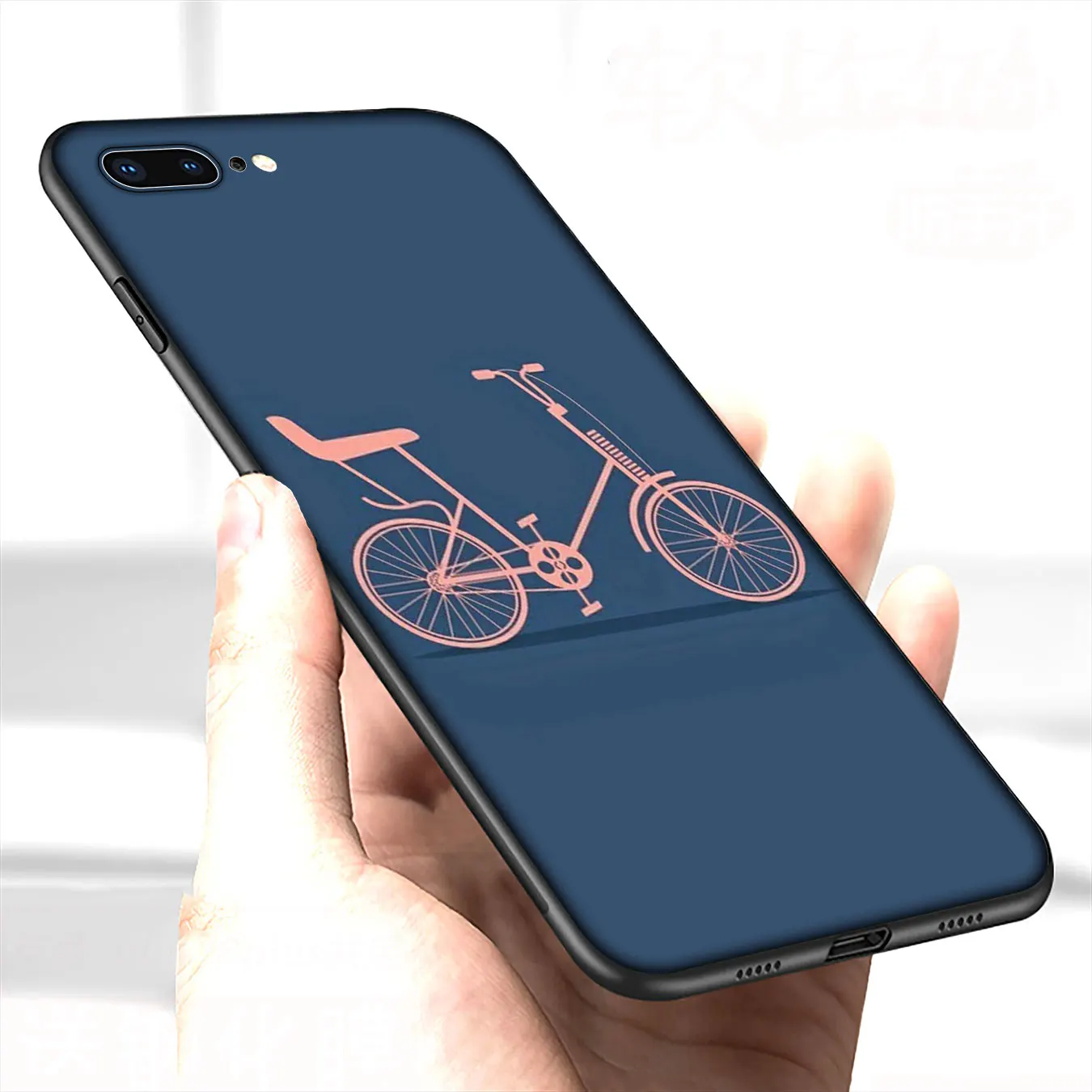 IYICAO фигурку велосипедное седло мягкий силиконовый чехол для iPhone 12 мини XR X XS 11 Pro Max