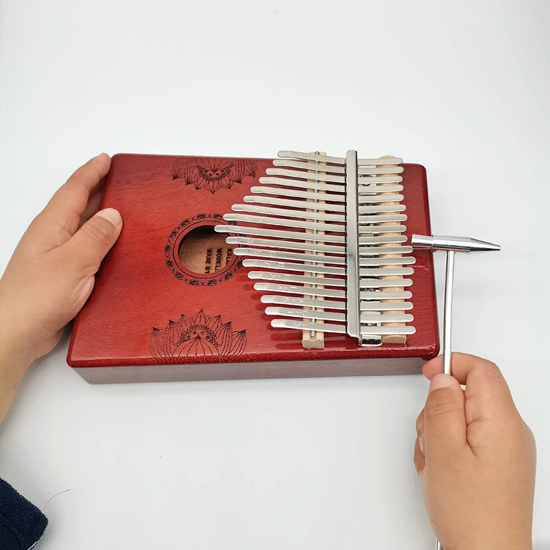 17 клавиш Kalimba большой палец пианино Высокое качество красное дерево Африканский
