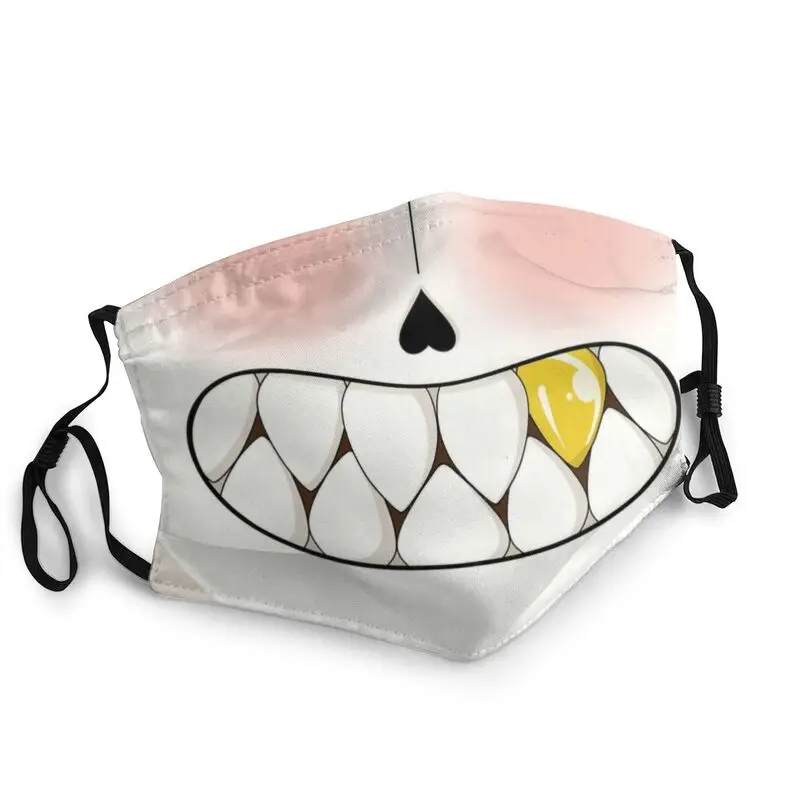 Undertale игры Underfell маска Sans против дымки пыле дышащий забавные улыбающееся лицо