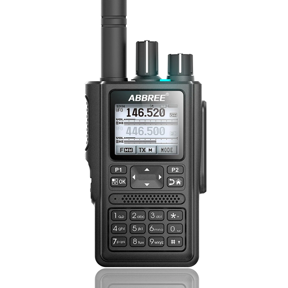 standard package ABBREE AR-F8 несколько полос рация с GPS высокой мощности 8 Вт CTCSS и dcs обнаружения цвета ЖК-дисплей дисплей 999CH ham дальний Пеший Туризм - Цвет: standard package