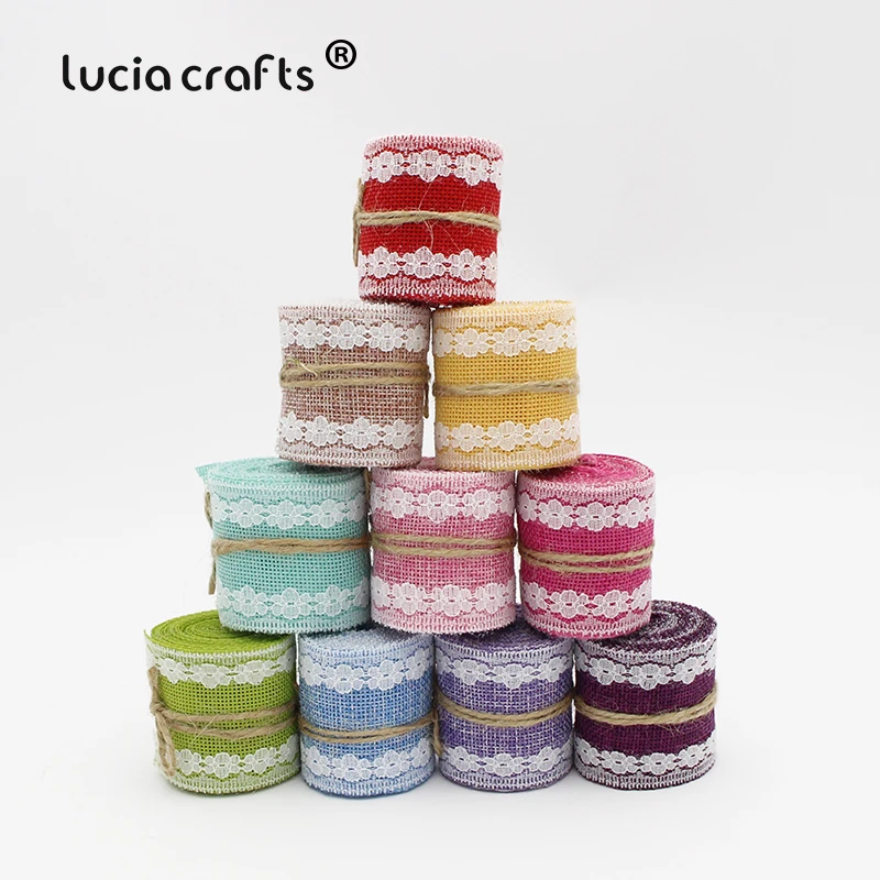 Распродажа! Lucia crafts 2 ярдов/партия 48 мм лента для ткани Рождественская Свадебная