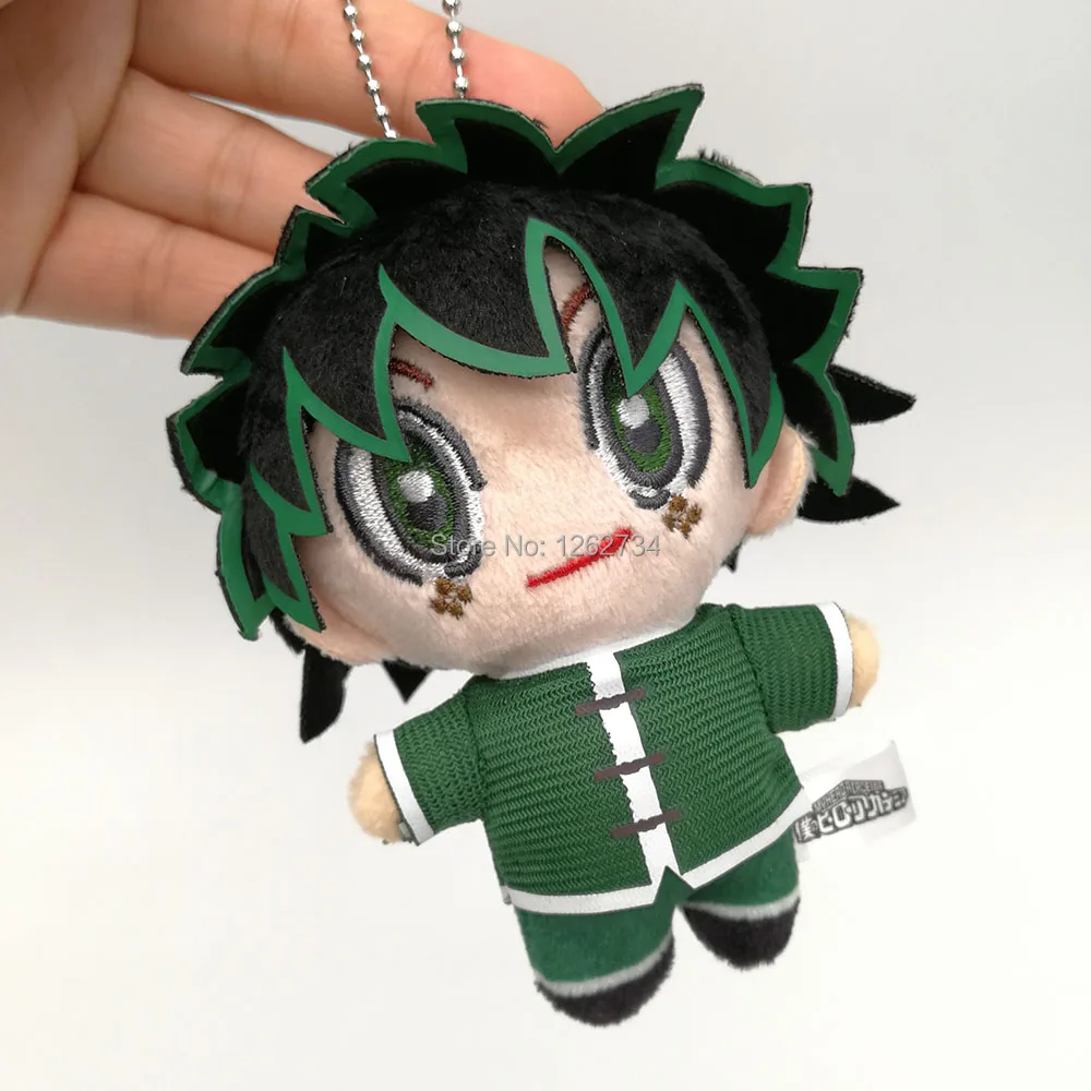 C Midoriya Izuku10cm 4-15 см My Hero Academy Bakugou Katsuki Todoroki Shoto Midoriya Izuku плюшевый брелок брошь значок с мешком фигурка игрушка TYQQ - Цвет: C Midoriya Izuku10cm