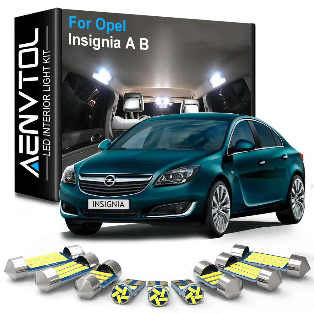 

Светодиодные внутренние фары AENVTOL Canbus для Opel Insignia A B G09 ST Sport Tourer 2009 2010 2011 2012 2014 2015 2016 2018, аксессуары