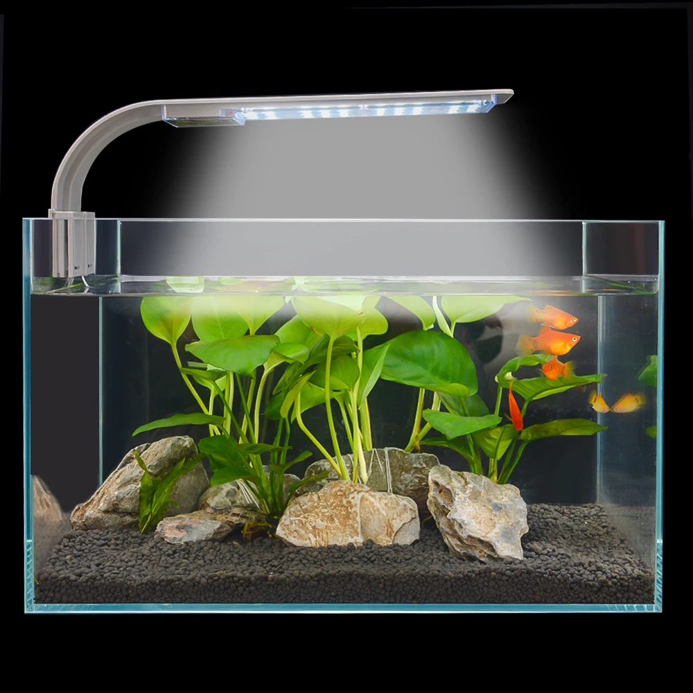 

Ultra-thin LED Aquarium Light Clip-on Lamp Aquatic Plant Waterproof Power Save Temperature Display for Freshwater Fish Tank 51