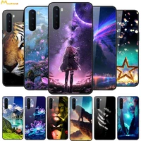 oneplusnord cases coque oneplus nord z tempered glass back cover hard funda one plus 8 nord 5g etui painted lion cat tiger capa