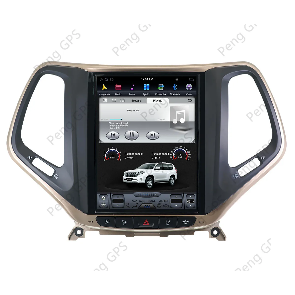 Вертикальная Автомагнитола в стиле Tesla 8 1 стерео GPS для JEEP Grand Cherokee 2014 2017 2018 2019