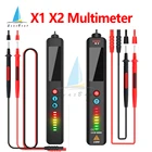 Цифровой умный мультиметр BSIDE X1 X2, инфракрасный термометр, переменныйпостоянный ток, 500 в, ЖК-дисплей, HD дисплей, Электрический ручка, детектор напряжения