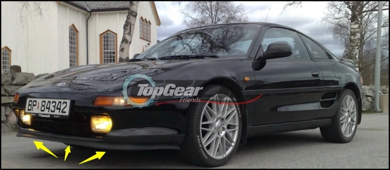 Для TOYOTA Celica Supra A70 A80 дефлектор бампера/переднего спойлера для вентиляторов TOPGEAR