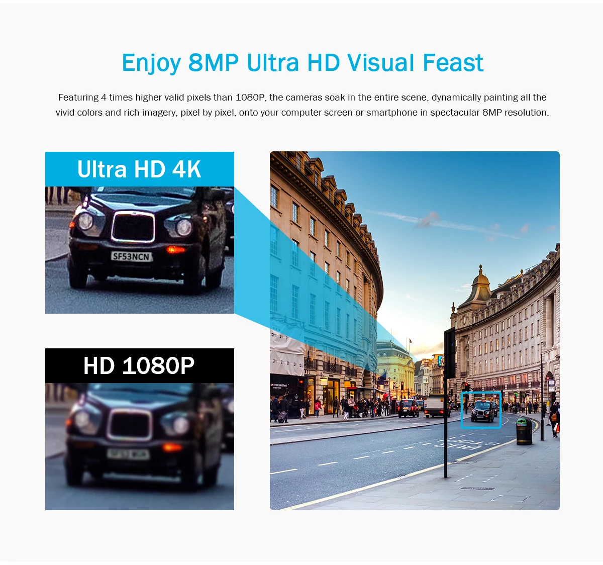 ANNKE 8CH 4K Ultra HD POE сетевая видео система безопасности 8MP H.265+ NVR с 8 шт 8MP 30m EXIR ночное видение уличная IP камера