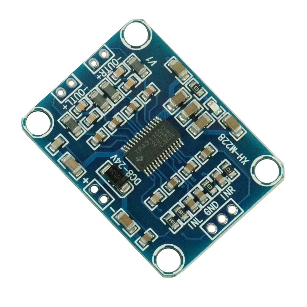 Плата цифрового усилителя звуковой стереосистемы TPA3110 2X15W модуль мини
